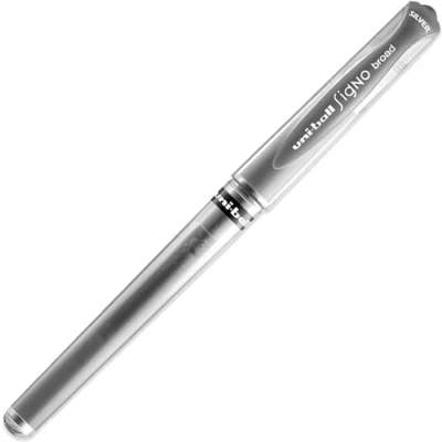 Imagen de Uni Ball 716809 Bolígrafo, 1 mm, color plata