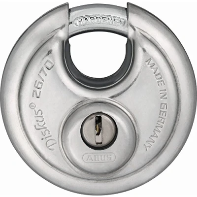 Imagen de ABUS 82337 26WY/70 m. 4 llaves Candado Discus, Plata, 70 mm
