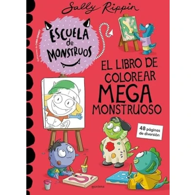Imagen de Escuela De Monstruos El Libro Colorear Mega Monstruoso
