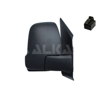 Imagen de Espejo retrovisor Alkar 9202021 derecha manual brazo corto de espejo, convexo para vehíc. con volante a la izquierda