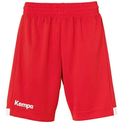 Imagen de Kempa Player Long Shorts Women, Pantalón Corto Mujer, Rojo/blanco, XL