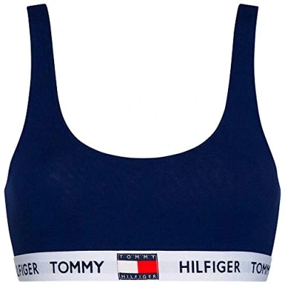 Imagen de Tommy Hilfiger Mujer Bralette Stretch, Azul (Navy Blazer), L