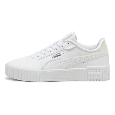 Imagen de Puma Carina 2.0 HOLO Zapatillas para niños, Talla: 38, White mauve mist silver Zapatos