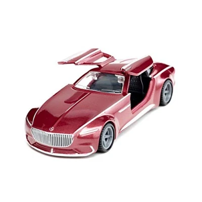Imagen de siku 2357 Vision Mercedes Maybach 6 Grand Coupé, Apertura de puertas batientes, Ruedas desmontables, 1:50, Metal/Plástico, Rojo