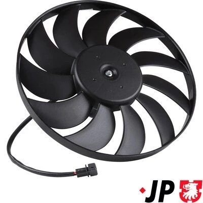Imagen de JP GROUP 1199104500 ventilador de radiador 338 264 sin bastidor (armazón) VOLKSWAGEN: Transporter 4 Bus,