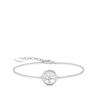 Imagen de THOMAS SABO Pulsera Árbol Del Amor Plata de Ley 925 A1828 051 14 L19V, 16 19 cm, Plateado