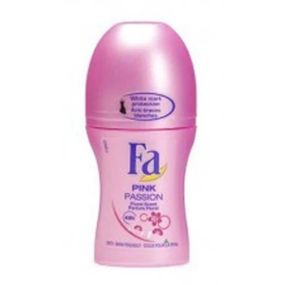 Imagen de Fa Desodorante Roll On Pink Passion Anti Transpirante Suave con la piel 4 uds de 50 ml