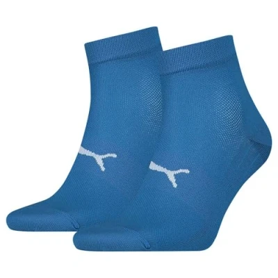 Imagen de PUMA Quarter Calcetines, Azul (Blue) 98, 35 38 (Pack de 2) Unisex Adulto