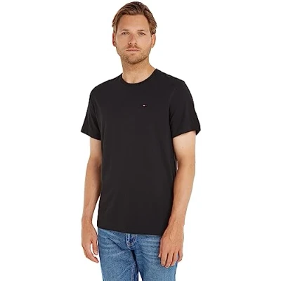 Imagen de Tommy Jeans TJM XSLIM Jersey tee DM0DM04411 Camiseta de Manga Corta, Negro (Tommy Black), XXS para Hombre