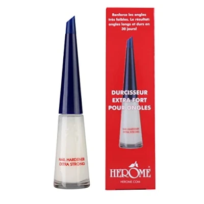 Imagen de Herome Fortalecedor de Uñas Extra Strong 10ml para Débiles y Rotas, Esmalte Endurecedor Uñas, un Crecimiento Fuerte Rápido, Reparador Completo