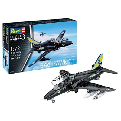 Imagen de Revell BAe Hawk T.1 Kit Modello, Color Plateado, Mittel (04970)