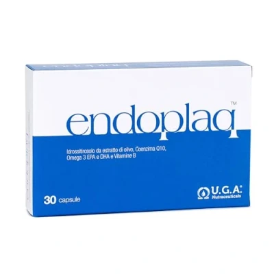 Imagen de Endoplaq Complemento Alimenticio Omega 3 EPA y DHA, extracto de olivo titulado en hidroxitirosol coenzima Q10 30 cápsulas
