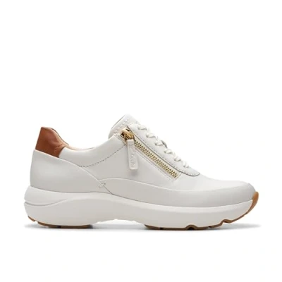 Imagen de Clarks 261766504, Zapatillas Mujer, Off White Lea, 35.5 EU