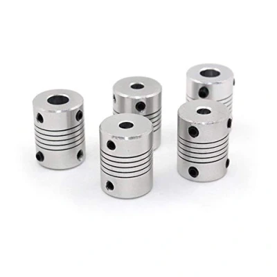 Imagen de ARCELI 5 PCS Acoplamientos flexibles de mm a 8 Acoplamiento eje NEMA 17 para RepRap 3D Prusa i3 o máquina CNC