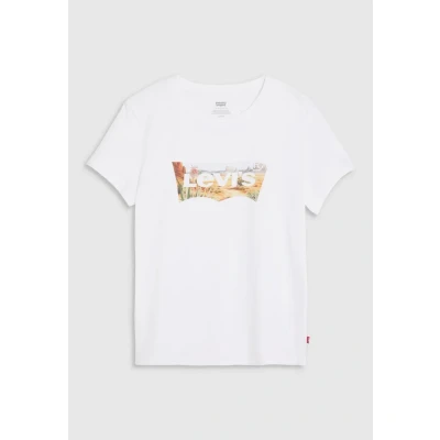 Imagen de Levi&#039;s The Perfect Tee Camiseta, Cactus Woodpecker Bw, S Mujer