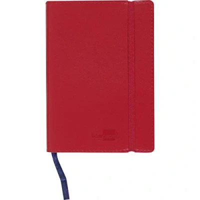 Imagen de Liderpapel LG09 Libreta Símil Piel A7 120 Hojas 70 g/m² Índice Rojo