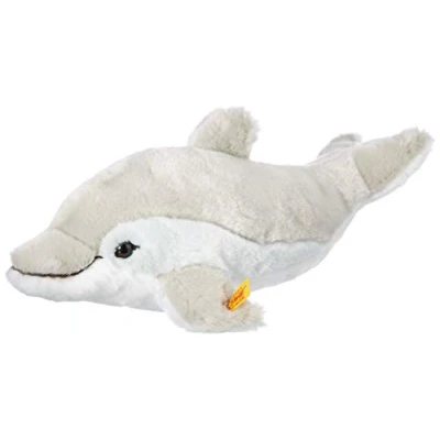 Imagen de Steiff 063183 Cappy Delfín de peluche color gris/blanco (35 cm) [Importado Alemania]