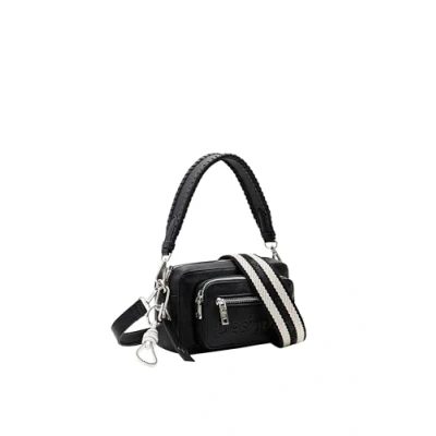 Imagen de Desigual Half Logo 24 Cambridg, Accessories PU Across Body Bag Mujeres, Negro, Talla única