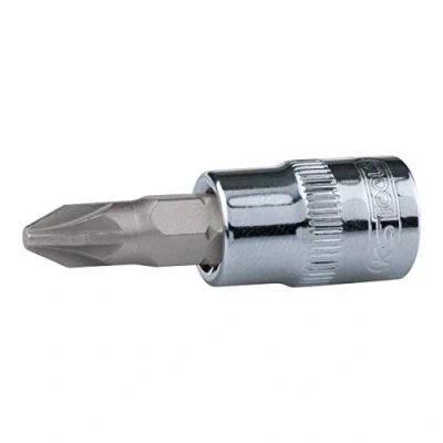 Imagen de KS Tools 918.1437 1/4&quot; CHROMEplus Bit con adaptador PZ # 3