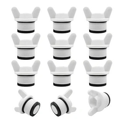 Imagen de HLIWS 12 Piezas Tapón de Rosca 3/4,Rosca macho Preventor salida,Tapón ciego,Tapón tubo,para lavadora, lavavajillas, grifería, fontanería