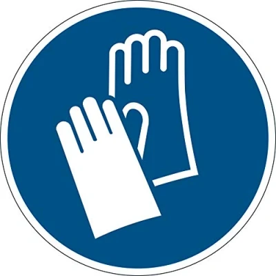 Imagen de Durable Adhesivo de suelo para protección manos, extraíble, diámetro 43 cm, azul, 103906