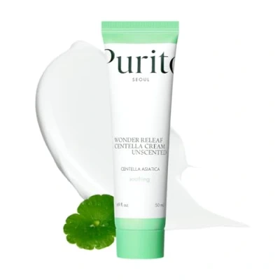 Imagen de PURITO Centella Unscented Cream, Korean Centella, for All Skin Types, Soothing, Facial Cream face, K Beauty, Care, 50ml 1.7 fl.oz