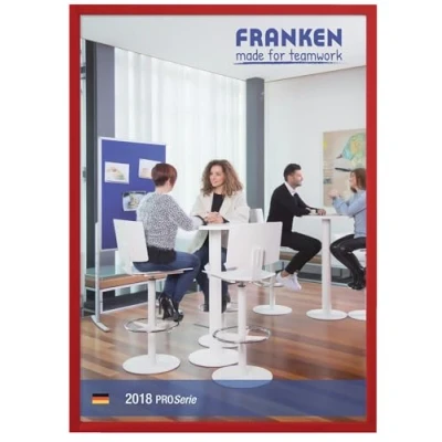 Imagen de Franken Pizarra magnética (A3), color rojo