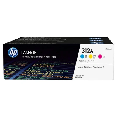Imagen de Tóner Pack 3 Colores (cmy) Hp 312a Cf440am