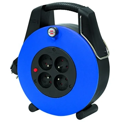 Imagen de BRENNENSTUHL Enrouleur ménager 4 prises (20m) Confort Line CL XL 1102931 bleu