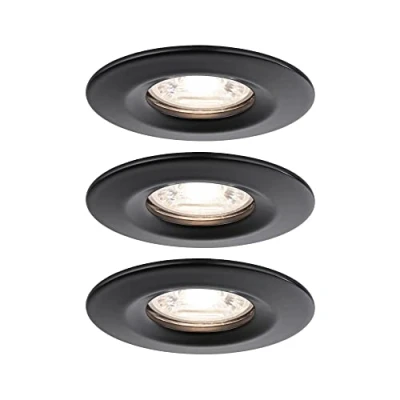 Imagen de Paulmann Nova Mini foco 3 ud rígido negro