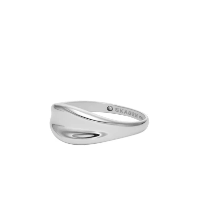Imagen de Skagen ANJA Pebble Anillo silvercoloured, Mujer, Talla: 58, Silver coloured