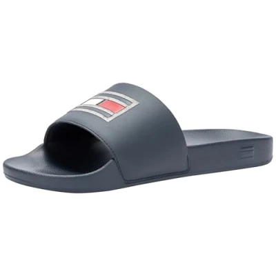 Imagen de Tommy Hilfiger Chanclas Hombre Pool Slide Zapatillas de Baño, Azul (Desert Sky), 40 EU