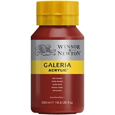 Imagen de Winsor &amp; Newton Galeria acrílico), Ocker rojo, 500ml Acrylfarbe