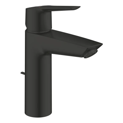 Imagen de GROHE Start 234552432 Grifo de baño (19 cm alto, con desagüe y herramienta montaje), color negro mate