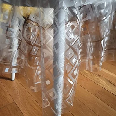 Imagen de Mantel de PVC Transparente, Hule, Protector Mesa, Rectangular 140 x 200cm