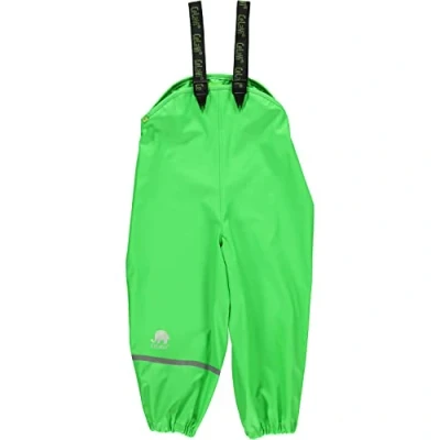Imagen de Celavi Rainwear Pants Solid, Pantalones impermeable para niños, Verde, 130 cm (8 years)