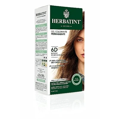 Imagen de Herbatint Gel Colorante Permanente 6D Biondo Scuro Dorato 150ml