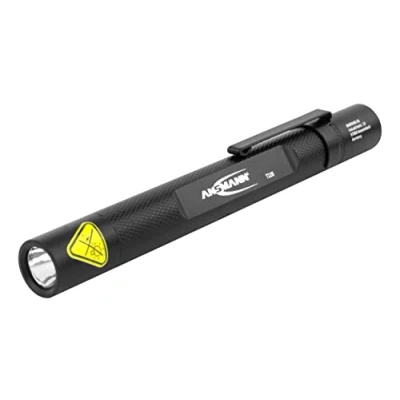 Imagen de ANSMANN Linterna bolígrafo FUTURE T120 LED ideal tanto para exterior como profesionales Con 130 lúmenes Negro
