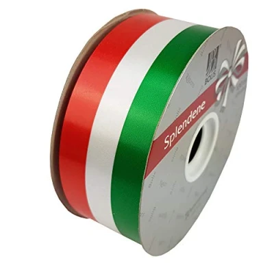 Imagen de BOLIS Cinta Italia tricolor 50 mm x 100 m, verde, blanco y rojo