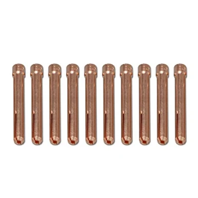 Imagen de RIVERWELD TIG Collet 10N23x (orificio de 2.0mm) para QQ300 PTA DB SR WP 17 18 26 soplete soldadura 10 unidades