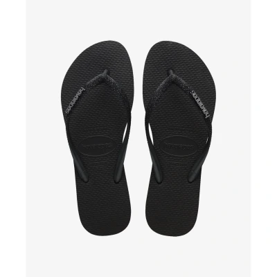 Imagen de Havaianas SLIM Glitter II Women Sandalias de dedo, Mujer, Talla: 39 40, Black Zapatos