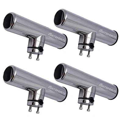 Imagen de AMYSPORTS Soporte Cañas de Pescar Caña para Barco Inoxidable Rieles 3/4&quot; a 1&quot; 19 mm 25 4pcs