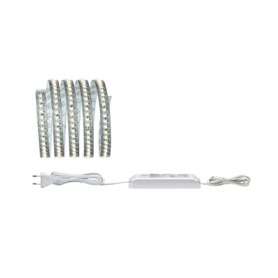 Imagen de Paulmann 705.85 Juego básico Function MaxLED 1000 1,5 m blanco cálido 20 W 230/24 V 60 VA plata 70585 Tira de luz LED, cinta luz, tubo luminoso