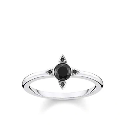 Imagen de Thomas Sabo Anillo Piedras Negras Plata de Ley 925 TR2268 643 11 54