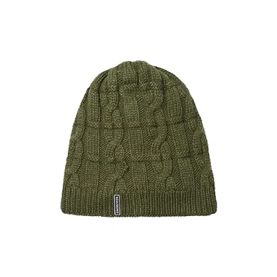 Imagen de SEALSKINZ Blakeney Gorro de Punto Trenzado Impermeable para Tiempo frío, Verde Oliva, L/XL