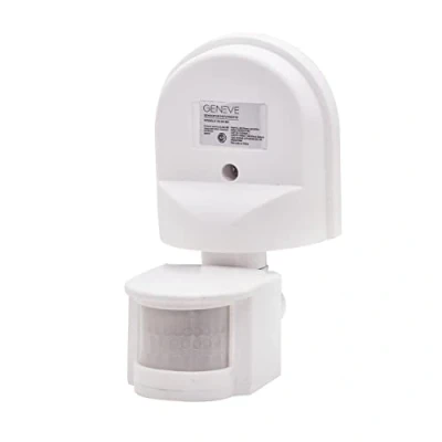 Imagen de Sensor de Movimiento Largo por Infrarrojos PIR Orientable. Apto Interior y Exterior (IP44). Ángulo detección 180º. Detector Movimiento. Automatizacion Encendido/Apagado. Ahorro Energía. GENEVE.