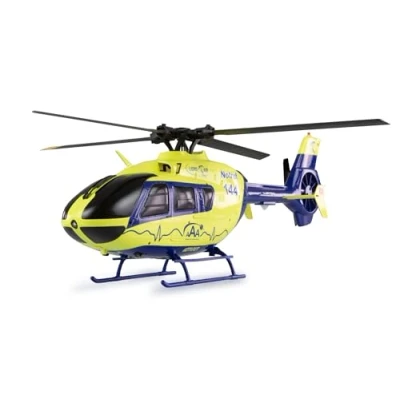 Imagen de AFX 135 Pro Alpine Air Ambulance Helicóptero de 6 Canales teledirigido 6G RTF Amarillo neón