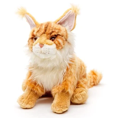 Imagen de Uni Toys Gato Maine Coon, Sentado (marrón) 27 cm (Altura) de Peluche
