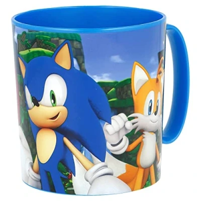 Imagen de Taza infantil de plástico reutilizable para microondas 390 ML Sonic