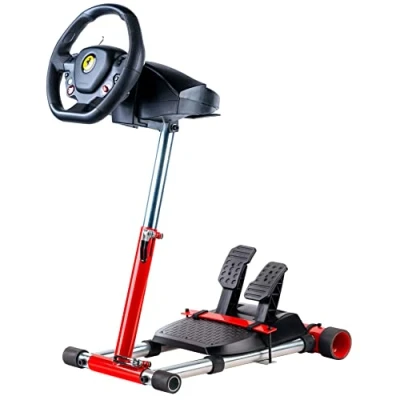 Imagen de Wheel Stand Pro, soporte de volante y pedal para Thrustmaster SPIDER, T80 / T100, T150, F458 F430, rojo